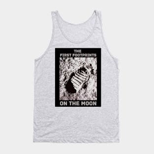 The first footprints on the Moon vintage Classic T-Shirt Tank Top